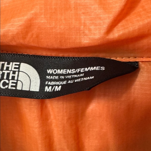 The North Face Navy Jacket with Bright Orange Details - Picture 2 of 2